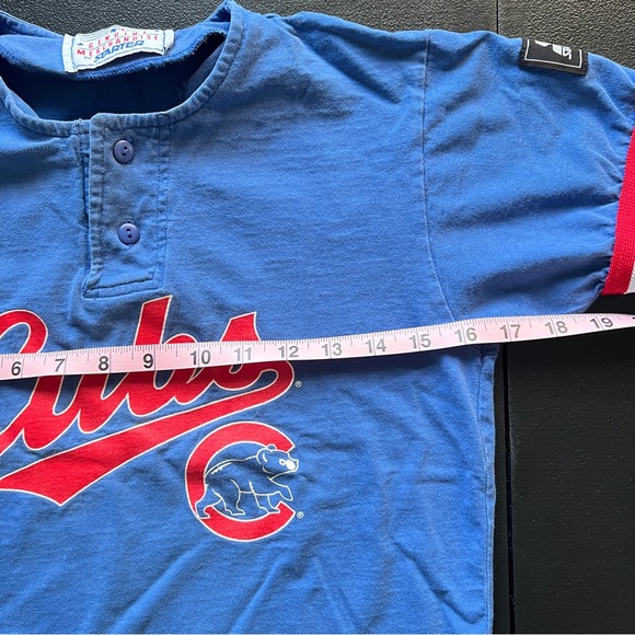 Vintage Y2K Starter Chicago Cubs Kids Jersey T Shirt MLB Baseball Tee - Picture 10 of 11